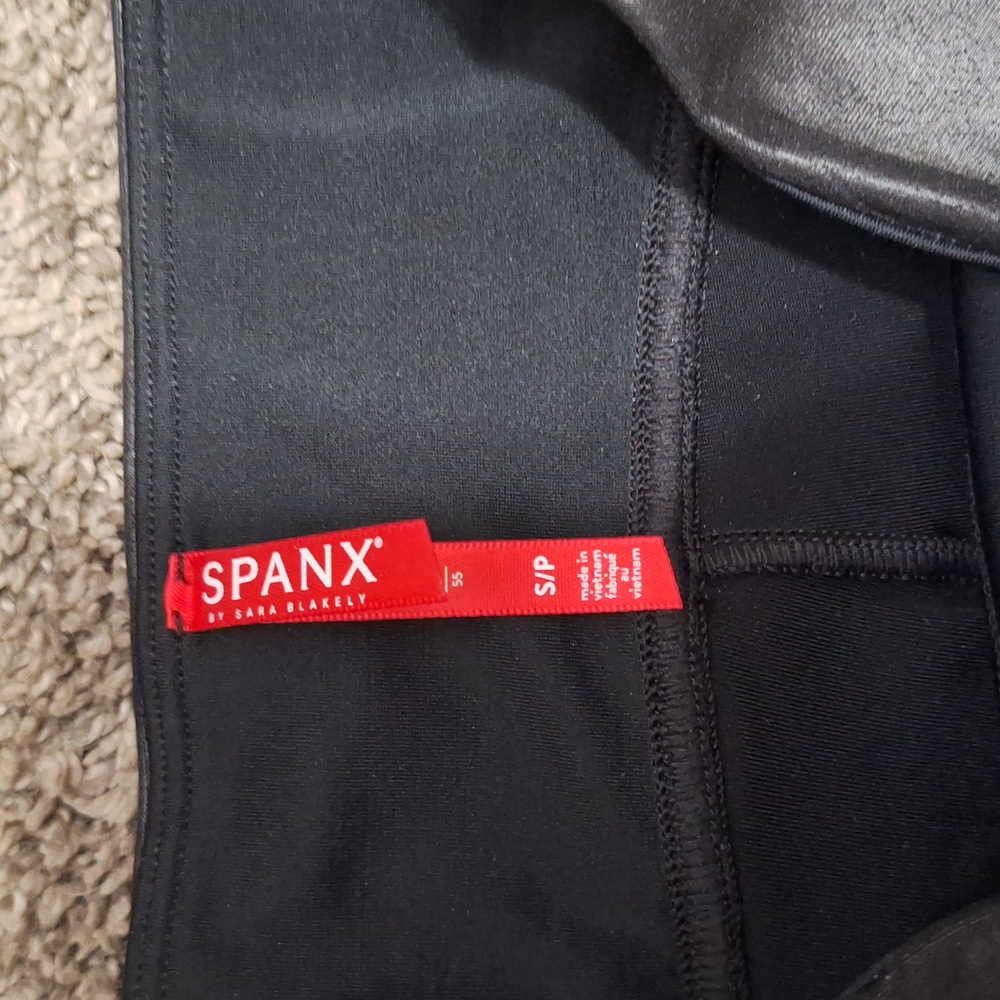 SPANXshape Faux Leather leggings - black - S - Picture 3 of 8